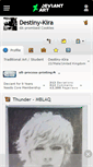 Mobile Screenshot of destiny-kira.deviantart.com