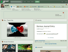 Tablet Screenshot of errell.deviantart.com