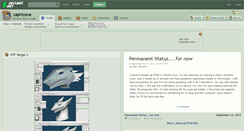 Desktop Screenshot of capricova.deviantart.com