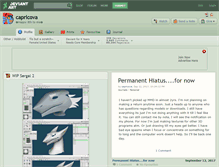 Tablet Screenshot of capricova.deviantart.com