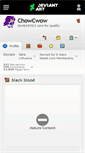 Mobile Screenshot of chowcwow.deviantart.com