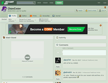 Tablet Screenshot of chowcwow.deviantart.com