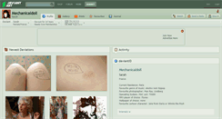 Desktop Screenshot of mechanicaldoll.deviantart.com