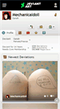 Mobile Screenshot of mechanicaldoll.deviantart.com