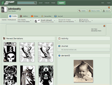 Tablet Screenshot of johnbeatty.deviantart.com