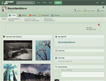 Tablet Screenshot of beyondandabove.deviantart.com