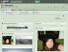 Tablet Screenshot of katsumikat.deviantart.com