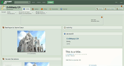 Desktop Screenshot of evilnnasty129.deviantart.com