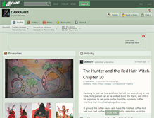 Tablet Screenshot of darkamy1.deviantart.com