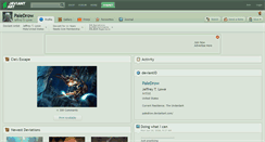 Desktop Screenshot of paledrow.deviantart.com