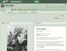 Tablet Screenshot of antar-dragon.deviantart.com