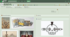 Desktop Screenshot of barnabypurdy.deviantart.com