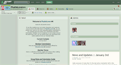 Desktop Screenshot of plushielovers.deviantart.com