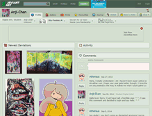Tablet Screenshot of anji-chan.deviantart.com
