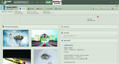 Desktop Screenshot of cesarcastro.deviantart.com