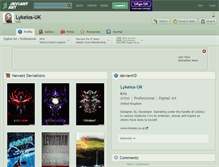 Tablet Screenshot of lykeios-uk.deviantart.com