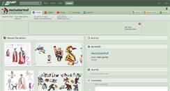 Desktop Screenshot of mechastarwolf.deviantart.com
