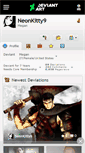 Mobile Screenshot of neonkitty9.deviantart.com