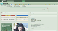 Desktop Screenshot of naucturne.deviantart.com