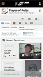 Mobile Screenshot of player-of-roles.deviantart.com