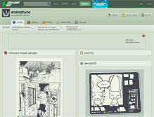 Tablet Screenshot of andorphyne.deviantart.com