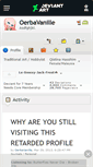 Mobile Screenshot of oerbavanille.deviantart.com