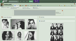Desktop Screenshot of missroxymfc.deviantart.com
