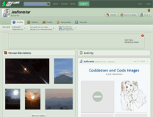 Tablet Screenshot of jeaflorestar.deviantart.com
