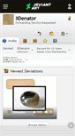 Mobile Screenshot of iidenator.deviantart.com
