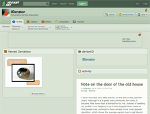 Tablet Screenshot of iidenator.deviantart.com