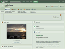 Tablet Screenshot of matipetasny.deviantart.com