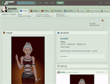 Tablet Screenshot of imrielle.deviantart.com