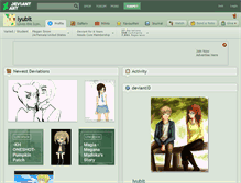Tablet Screenshot of iyubit.deviantart.com