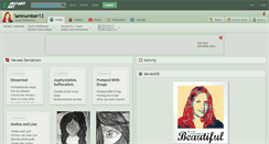 Desktop Screenshot of iamnumber13.deviantart.com