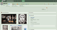 Desktop Screenshot of magicnoir.deviantart.com