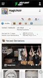 Mobile Screenshot of magicnoir.deviantart.com