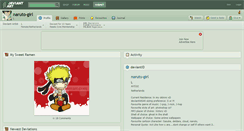 Desktop Screenshot of naruto-girl.deviantart.com