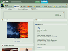 Tablet Screenshot of angr.deviantart.com