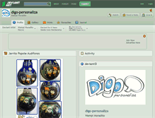 Tablet Screenshot of digo-personaliza.deviantart.com