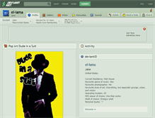 Tablet Screenshot of el-lama.deviantart.com