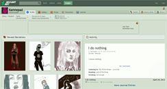 Desktop Screenshot of kamnepad.deviantart.com