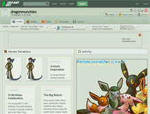 Tablet Screenshot of dragonmunchies.deviantart.com