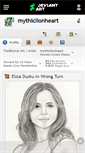 Mobile Screenshot of mythiclionheart.deviantart.com