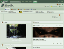 Tablet Screenshot of koizumimiku.deviantart.com