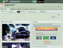 Tablet Screenshot of minatosama207.deviantart.com