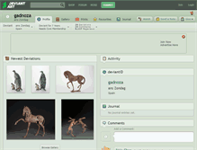 Tablet Screenshot of gadnoza.deviantart.com