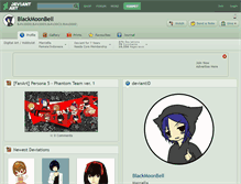 Tablet Screenshot of blackmoonbell.deviantart.com