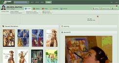 Desktop Screenshot of jenjens-journey.deviantart.com