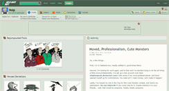 Desktop Screenshot of noip.deviantart.com