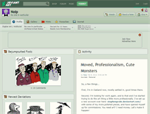 Tablet Screenshot of noip.deviantart.com